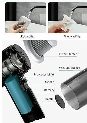 Portable Wireless Vacuum Cleaner & Air Duster