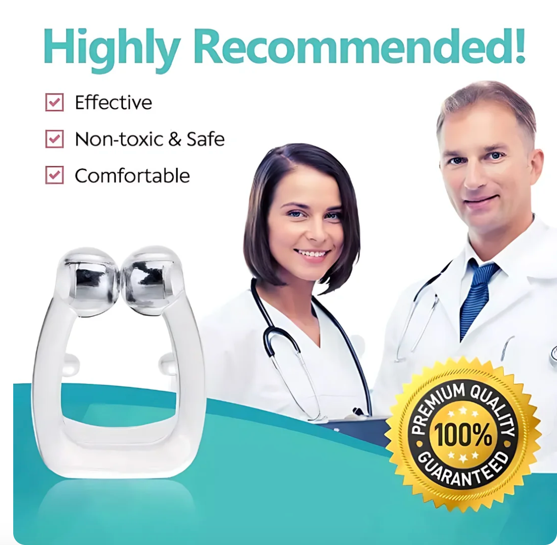 Anti-Snoring Nose Clip – Breathe Better, Sleep Deeper