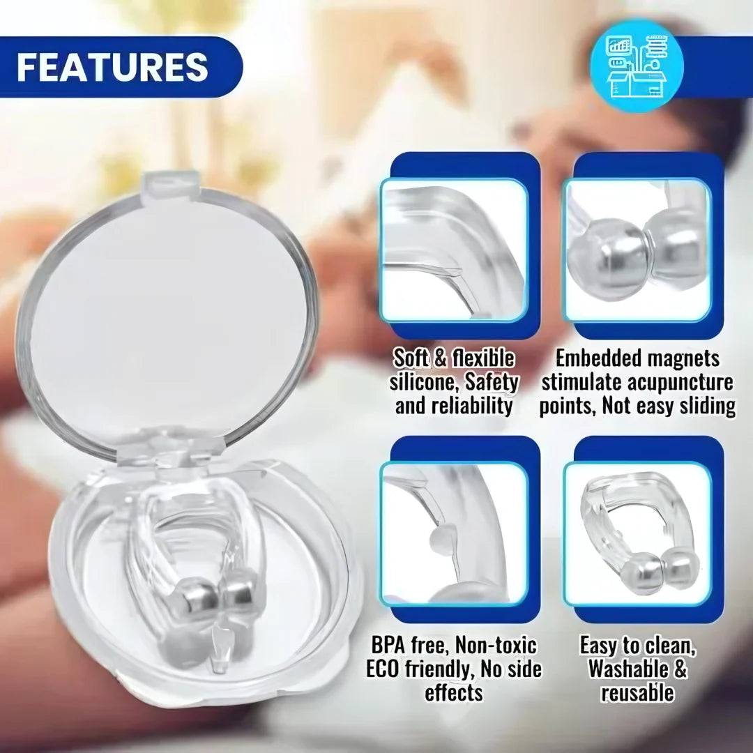 Anti-Snoring Nose Clip – Breathe Better, Sleep Deeper