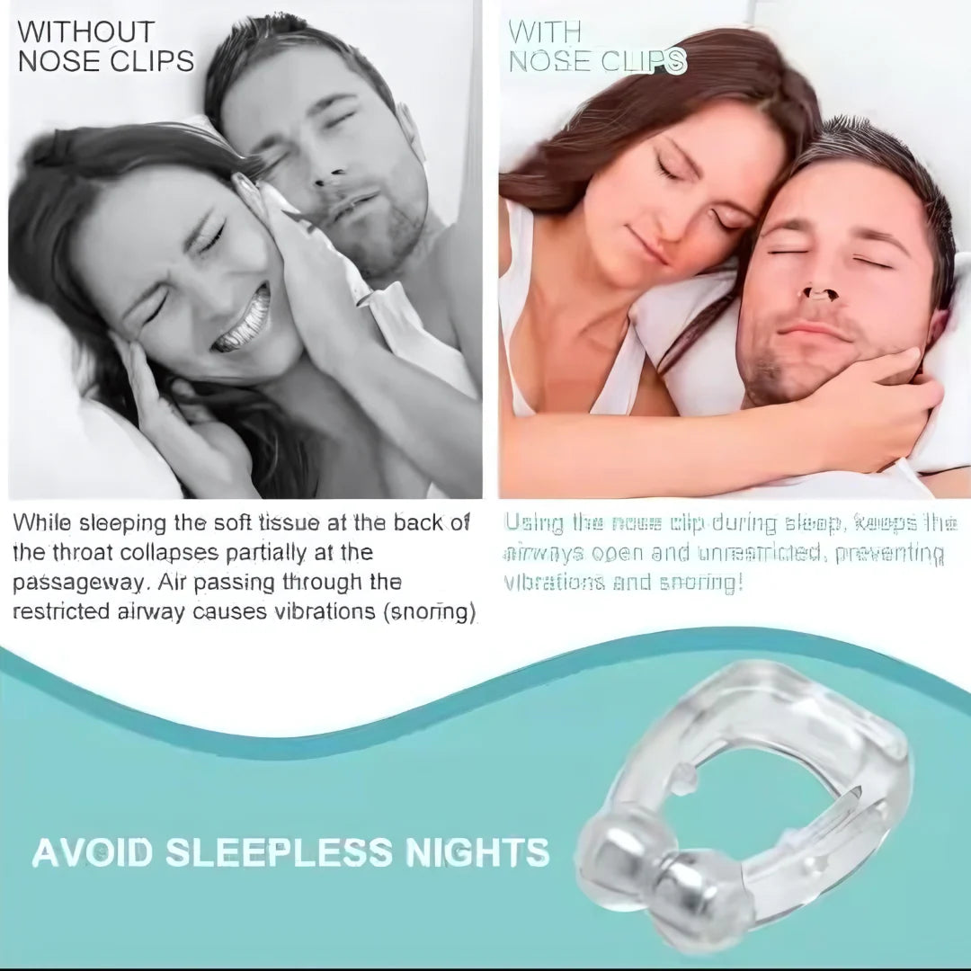 Anti-Snoring Nose Clip – Breathe Better, Sleep Deeper