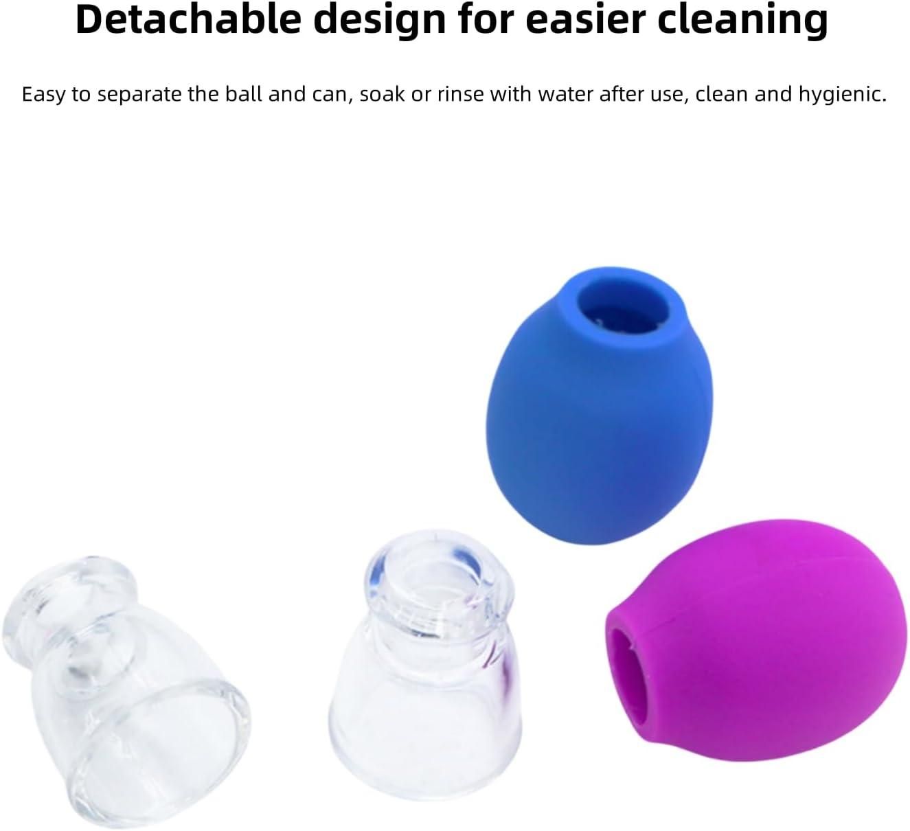 Vacuum Pressure Facial Massage Cups Pack of 4