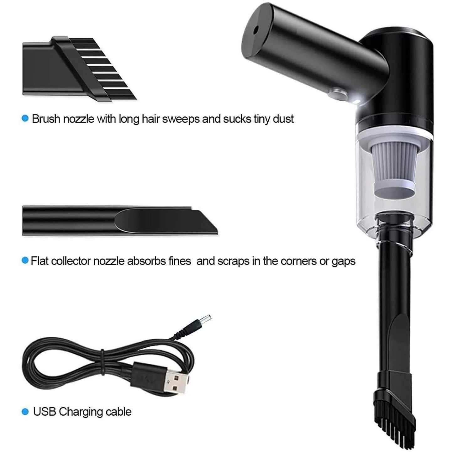 Portable Wireless Vacuum Cleaner & Air Duster
