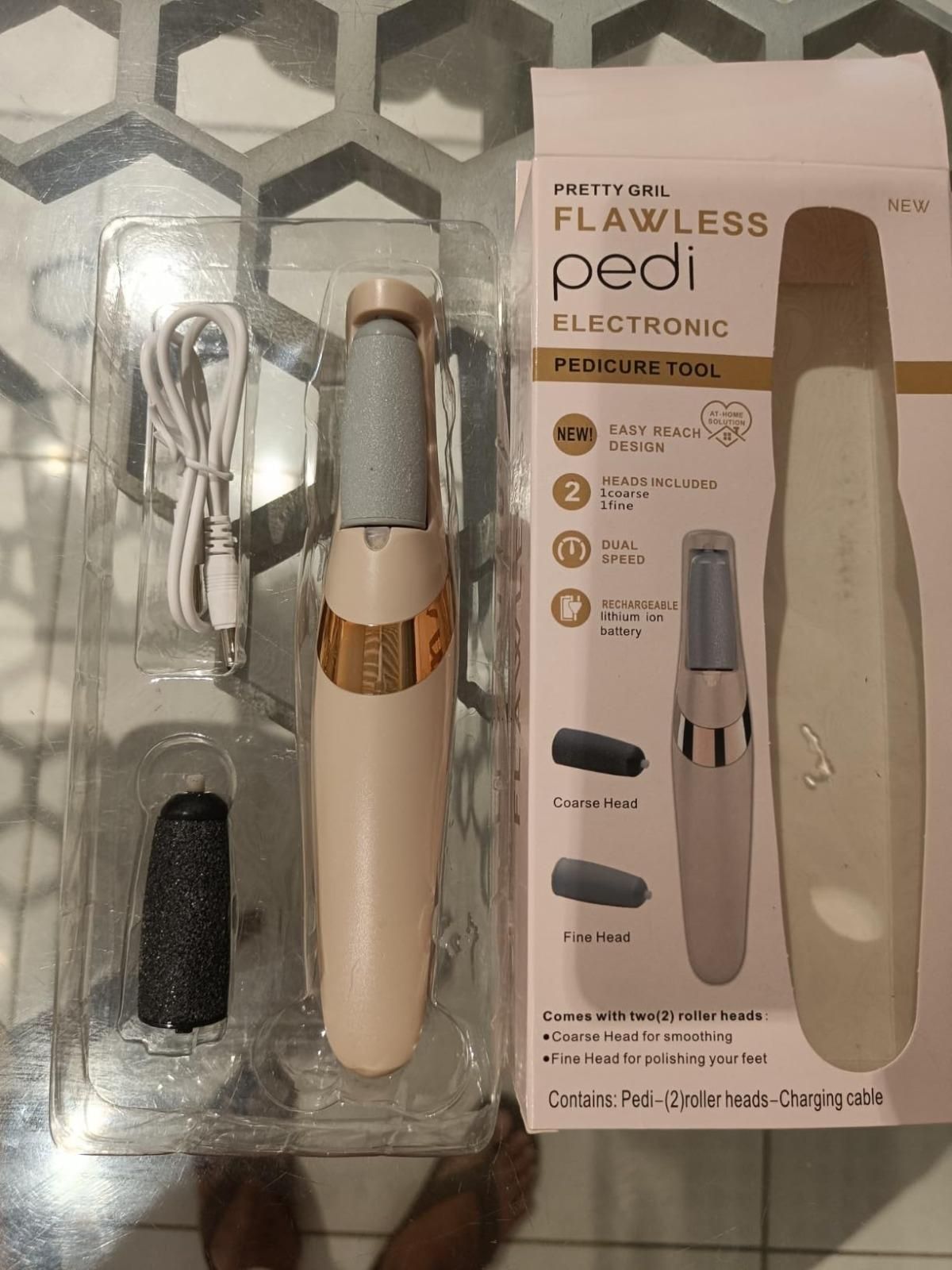 Ultimate Foot Care: Rechargeable Callus Remover and Skin Polisher