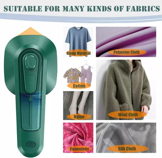 Portable Mini Travel Iron Steamer – Quick Wrinkle Removal On the Go!