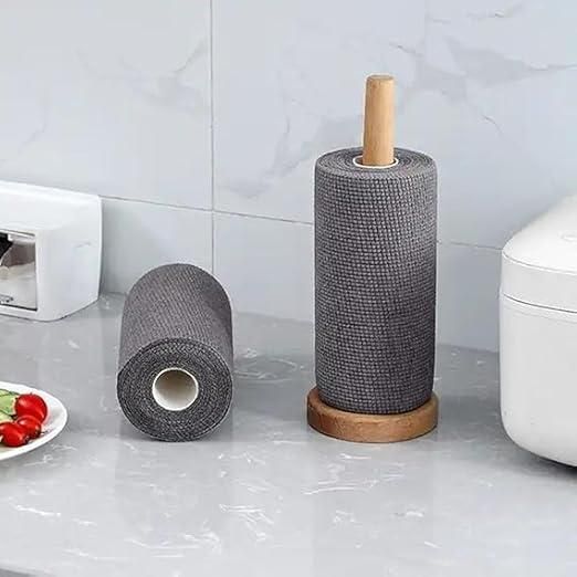 Reusable Microfiber Cleaning Cloth Roll (25pcs)