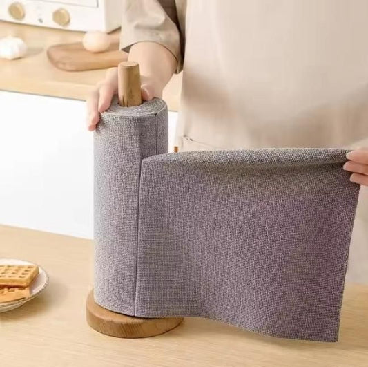 Reusable Microfiber Cleaning Cloth Roll (25pcs)