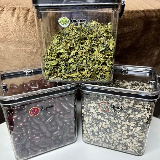 3D Kitchen Spice Jar Label Stickers waterproof (60 Stickers)