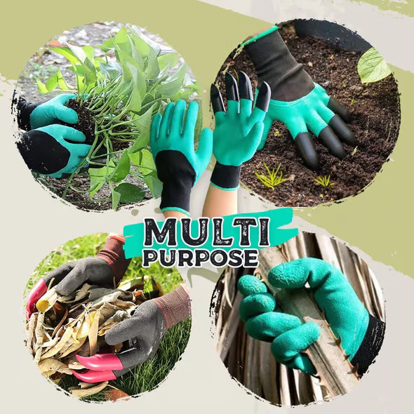 Green Thumb™ Waterproof Gardening Gloves With Claws