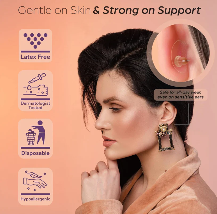 Premium Earlobe Support Patches (100 PCS)